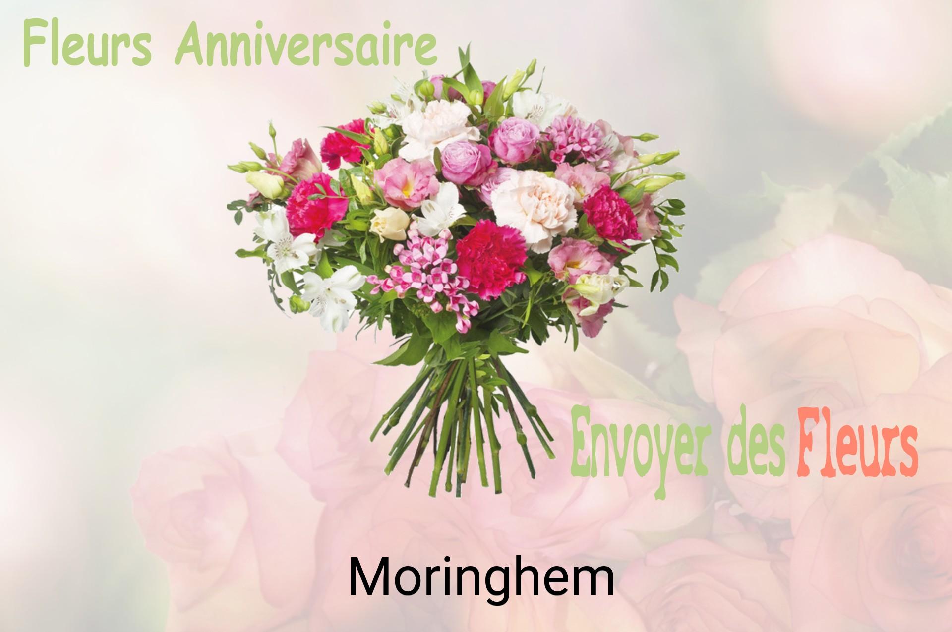 Bouquet de fleurs d’anniversaire livré à Moringhem